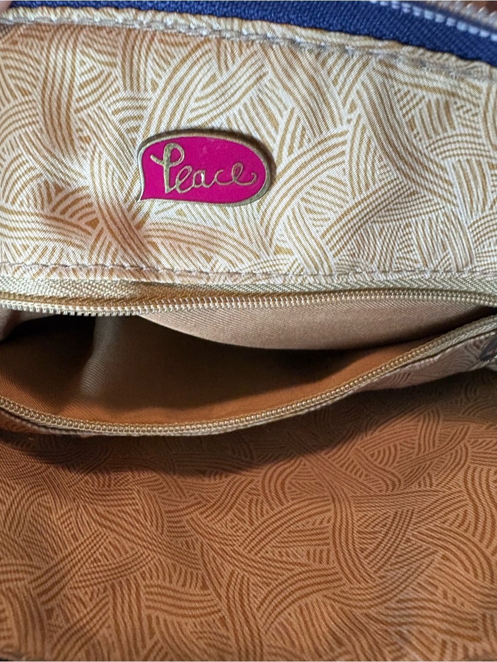 Sakroots Navy Floral Multicolor Crossbody Bag - Picture 3 of 9
